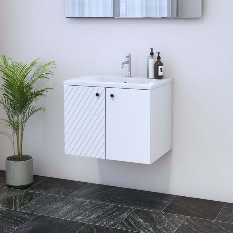 Karaya 23.6'' Single Bathroom Vanity with Top