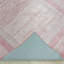 Tapis en coton tissé lavable mauve et lilas Alfa Rich Candelario-82161453