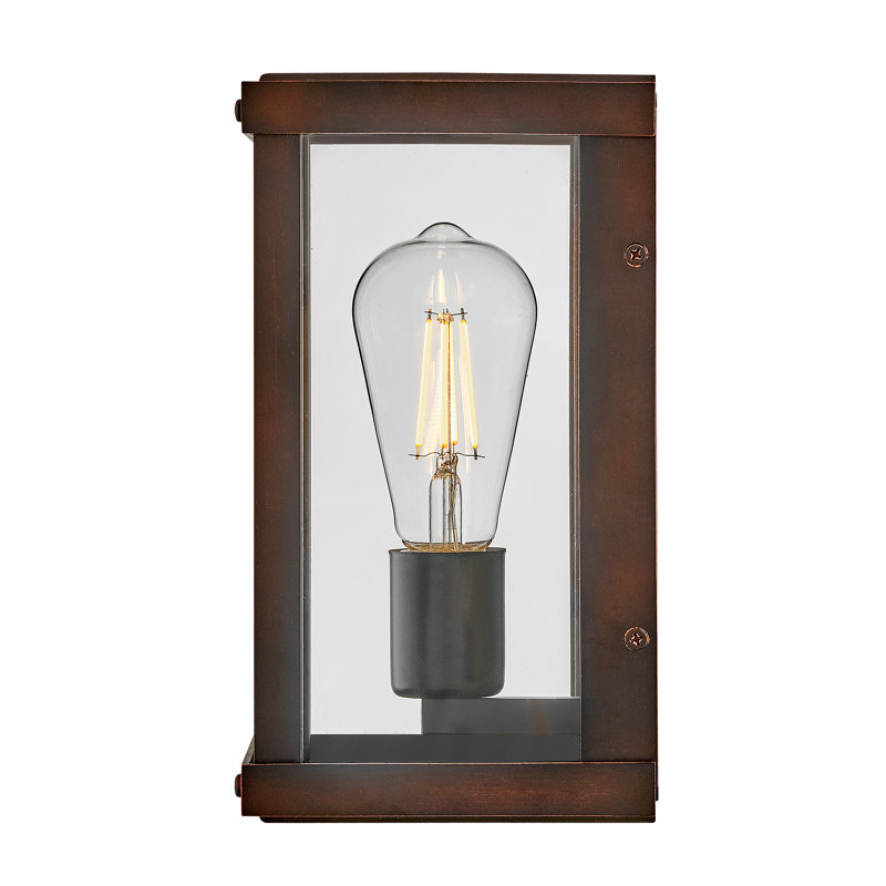 Hogle Mathias Aluminum Wall Light, Blackened Copper