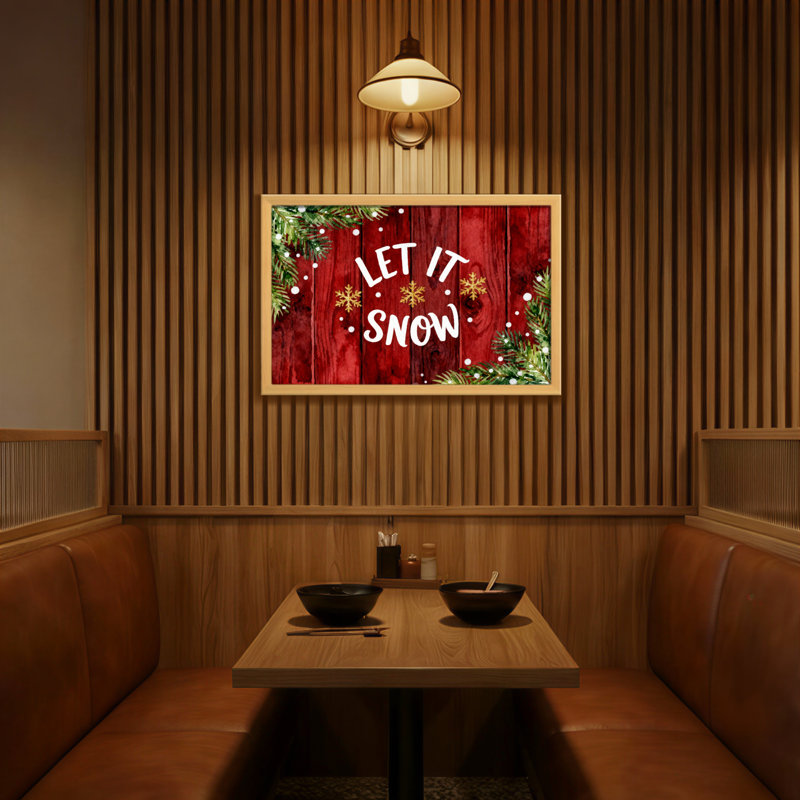 Christmas Let It Snow Winter Holiday