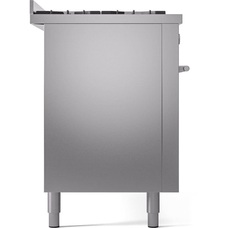 ILVE ProfessionalPlus II 60 Dual Fuel Range, knobs, Liquid Propane, Stainless Steel