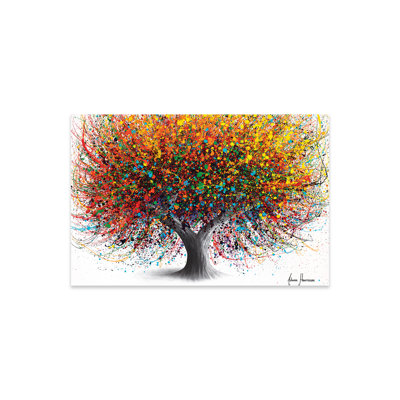Arbre de festivité sur plastique / acrylique par Ashvin Harrison