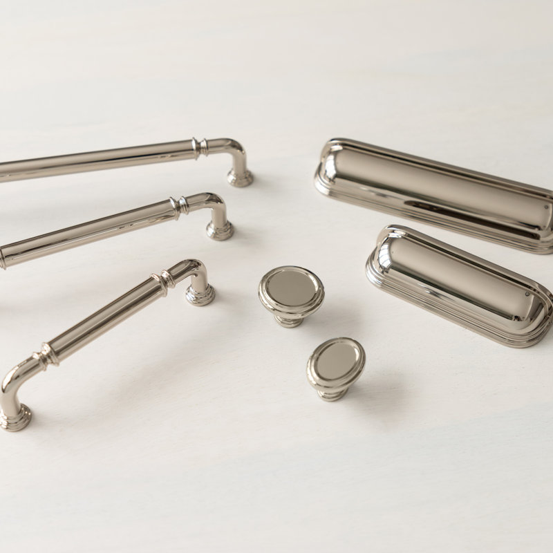 Berkshire Oval Cabinet Knob, Polished Nickel