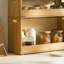 35Cm Desktop Bamboo Wicker Storage Basket Seasoning Cup Display Storage Box Kitchen