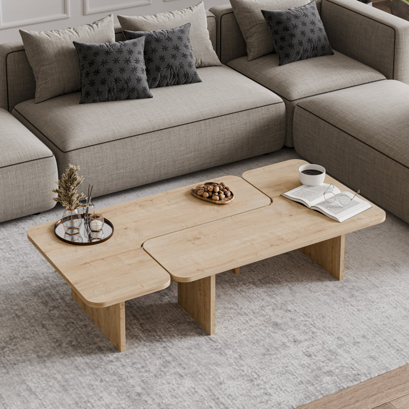 Toro 2 Pieces of Coffee Table, Sapphire Oak