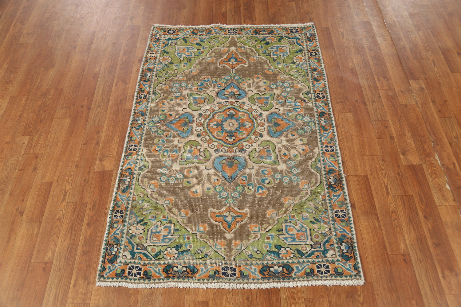 Charlton Home® Brown Geometric Traditional Rug 3x5 | Wayfair