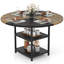 Round Metal Base Dining Table