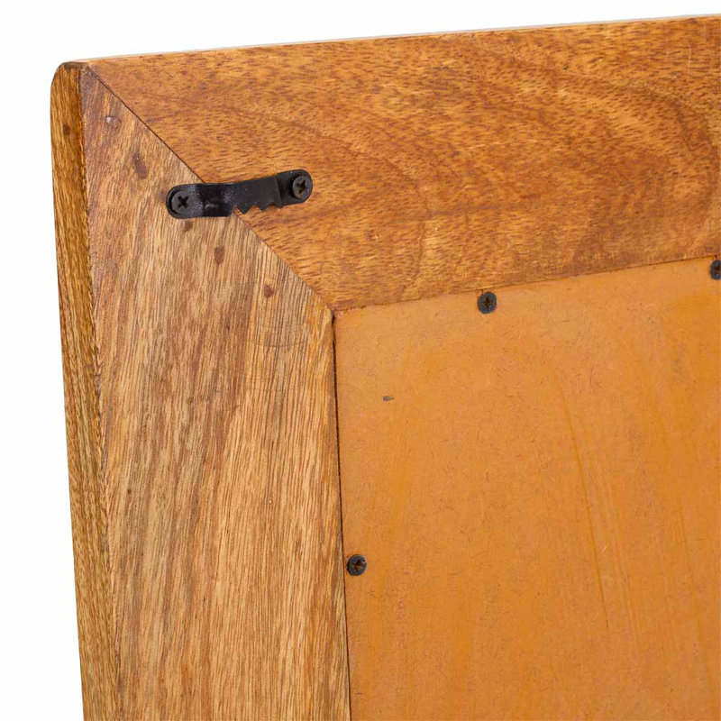 Magers Wood Flat Wall Mirror