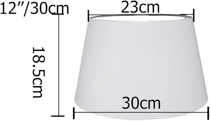 Talaina 25cm H Cotton Lamp Shade, Teal Blue