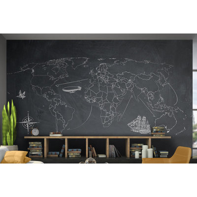 Small Travel Large Travel 2.31m x 300cm Wallpaper