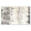 Ensemble d'art mural abstrait toile abstraite, cercle gris, décor moderne - cercles gris I-72043754-72043435