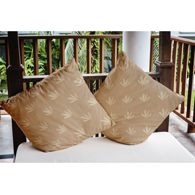 Floral Outdoor Reversible Throw Pillow