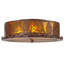 Rustic Lodge 4 - Light Flush Mount
