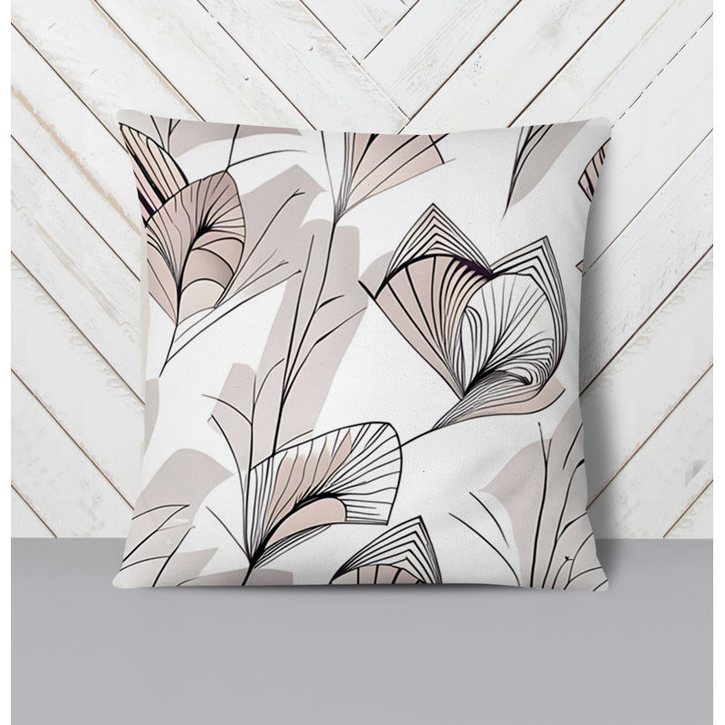 Throw Pillow, 16"H x 16"W, Pillow Cover Only - No Insert