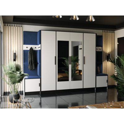Tanan Hall Tree 313cm Wide with Bench