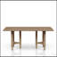 Table de salle à manger à hauteur de comptoir au fini couleur sable avec fabrication robuste et conception compacte pour les petits espaces