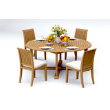 Lagos Outdoor - Piece Teak Dining Set