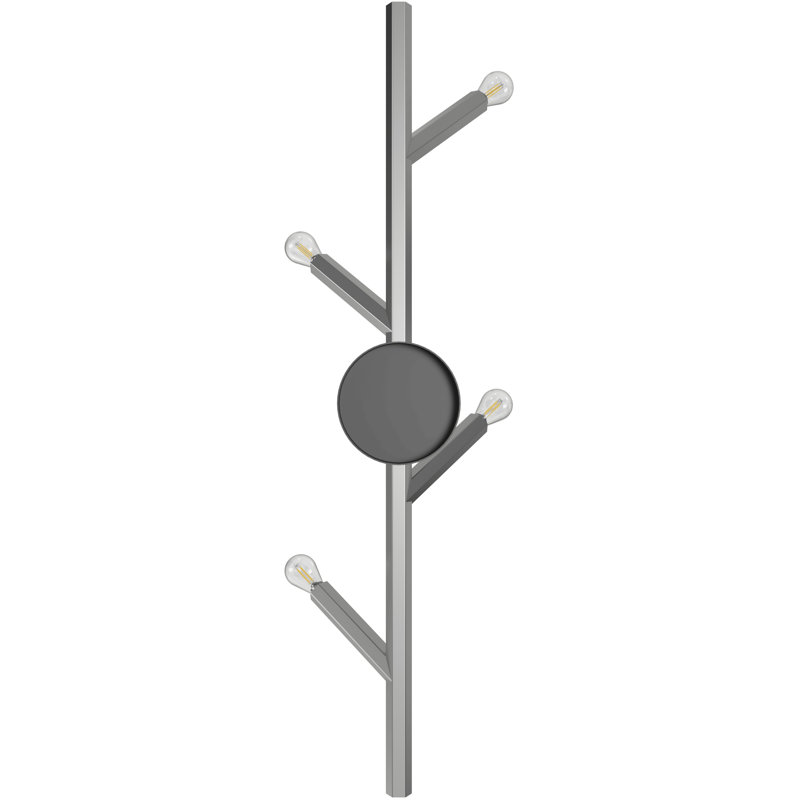 Oaks 4 - Light Wallchiere, Polished Nickel