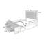 Glam Luxurious Bed 1P Bed