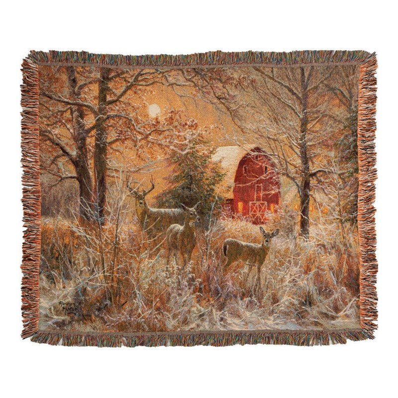 Jeté en coton 50 x 60