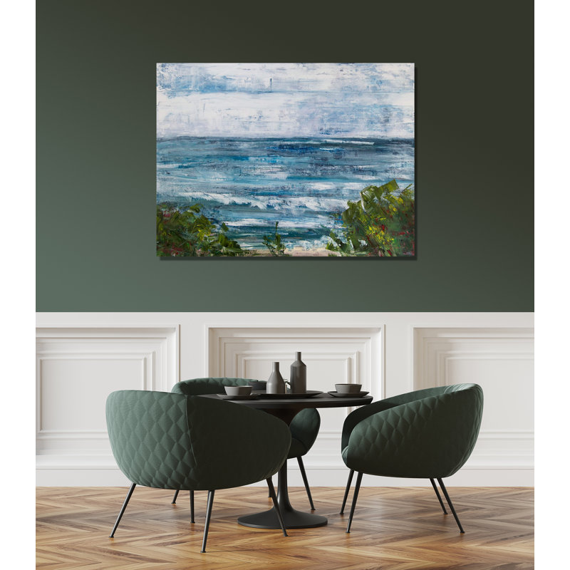 Access Granted - Artist Enhanced Canvas Print, 21.5" H x 25.5" W x 1.75" D, Brown Framed Canvas