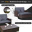  Ensemble de causeuse en rotin pour patio 