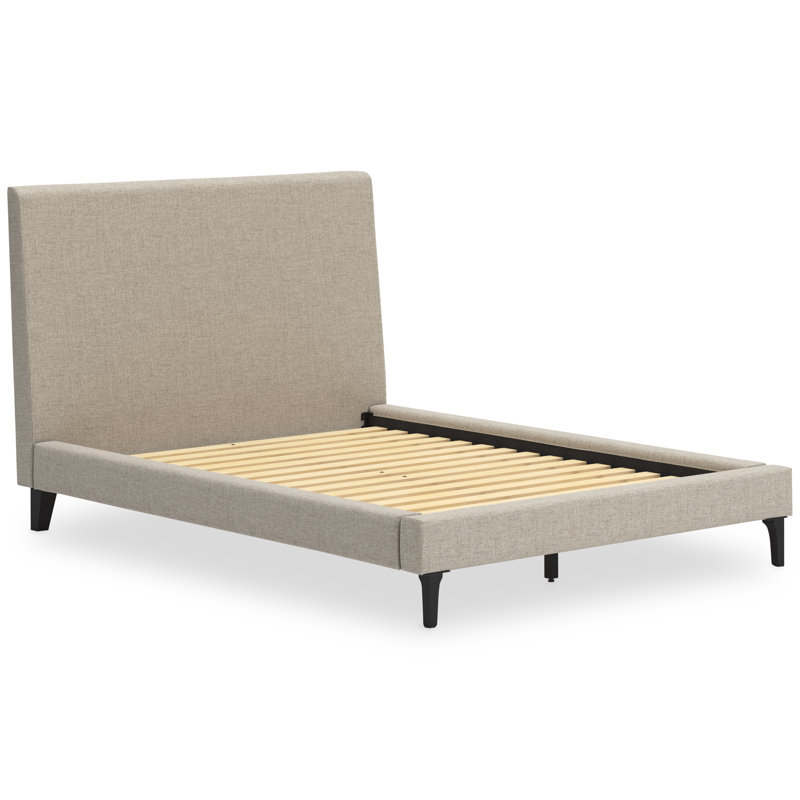 Marmion Upholstered Bed With Roll Slats, Full / Double