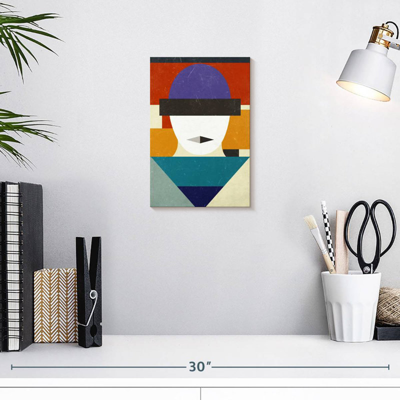 Leisha Geometric Face, 12" H x 8" W