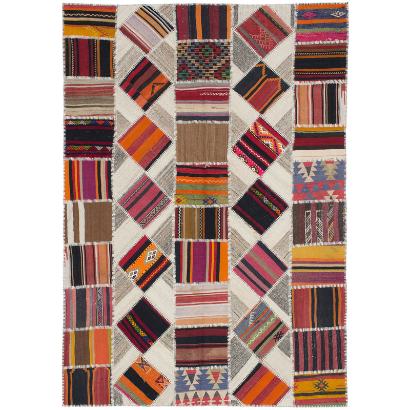 Som Wool Geometric Indoor Rug