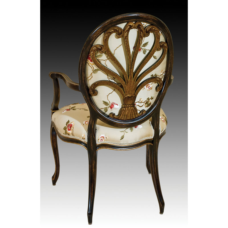 Upholstered Arm Chair in Beige