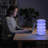 10.4'' Modern 5-Tier Stacked Bubble Ambient Glass Table Lamp with Dimmable Switch and E12 Lamp Holder for Bedroom, Living Room or Entryway-123043890