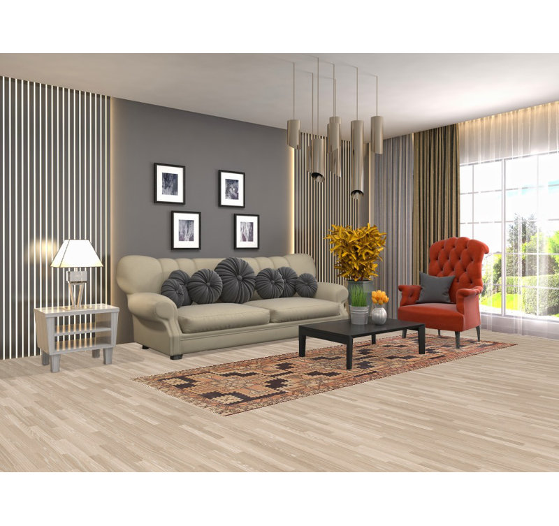 Geometric Traditional Runner Rug 3x10