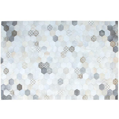 Art Hide Cowhide Area Rug in Gray