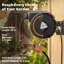 Outsunny Retractable Hose Reel Wall Mounted Auto Retraction 23+2m Orange