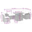 Grand canapé modulaire en rotin PE Vidaxl