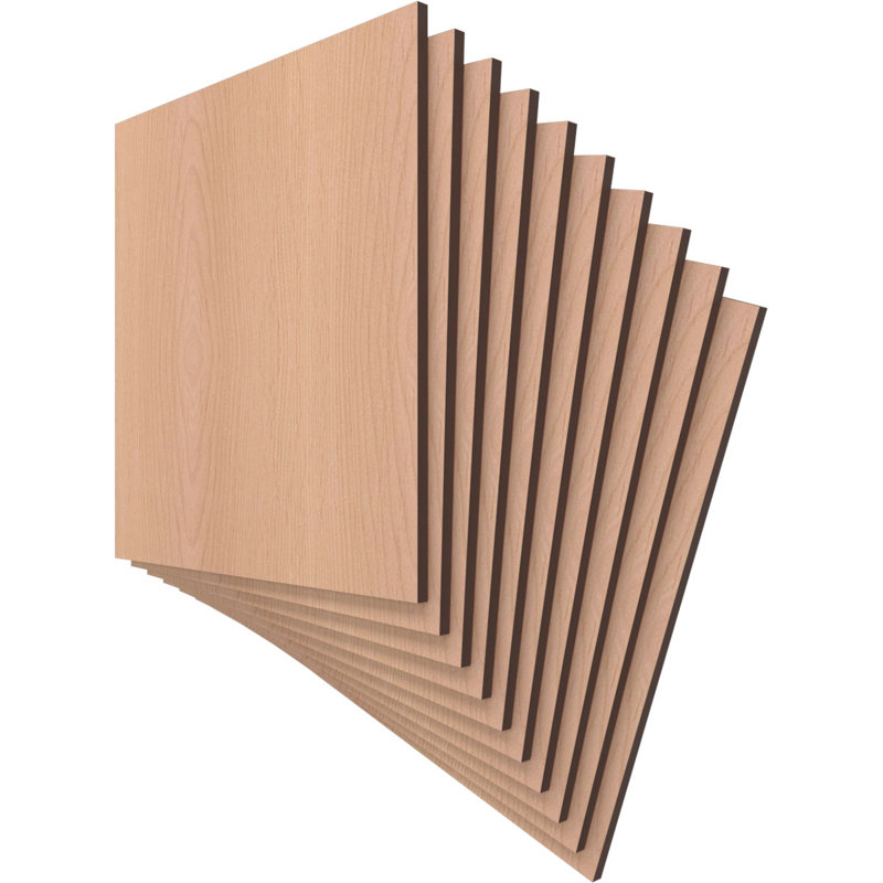 Planches en bois, Aulne, H 15,75 po x l 15,75 po x P 0,38 po