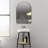 Arched Wall Mirror with Metal Frame-60994870