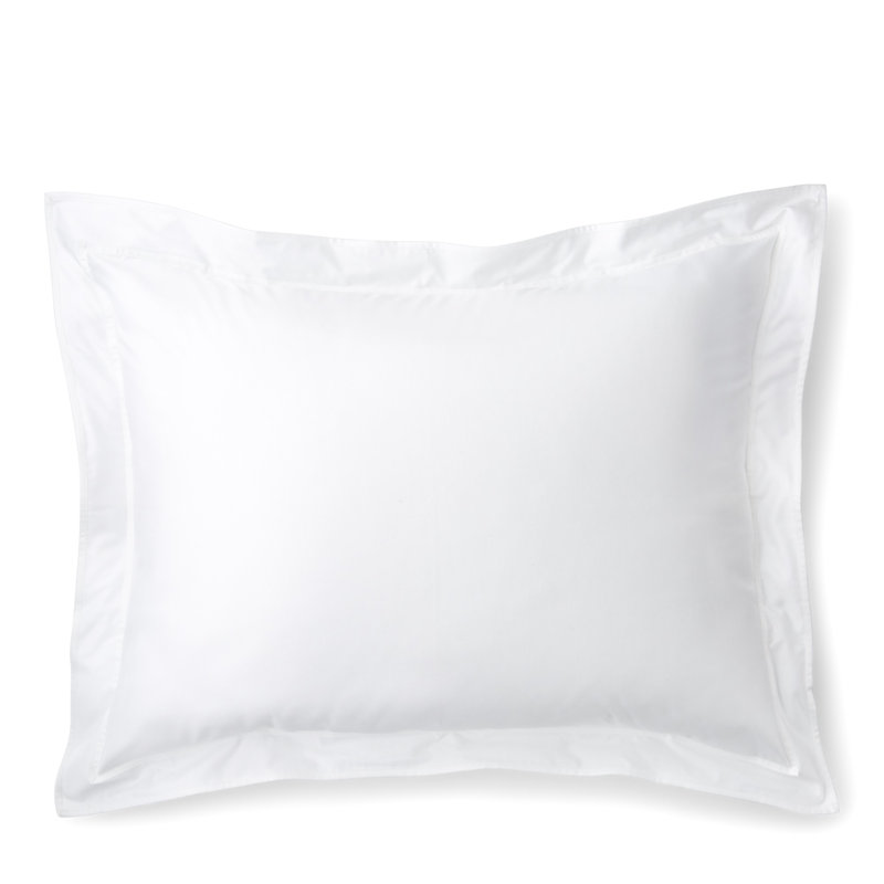Spencer Border Sham, White, King