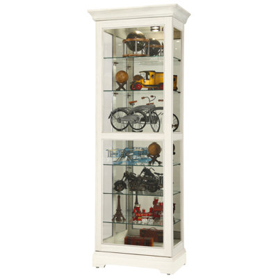 Martindale Solid Wood Lighted Curio Cabinet