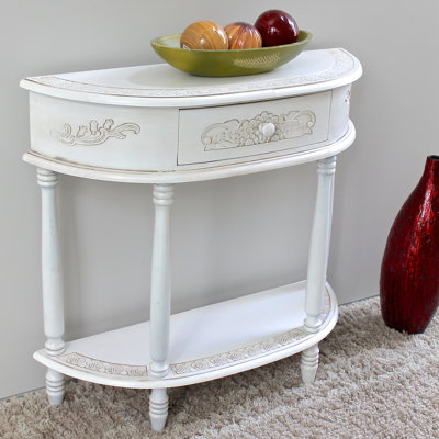 Benevides 33'' Solid Wood Console Table