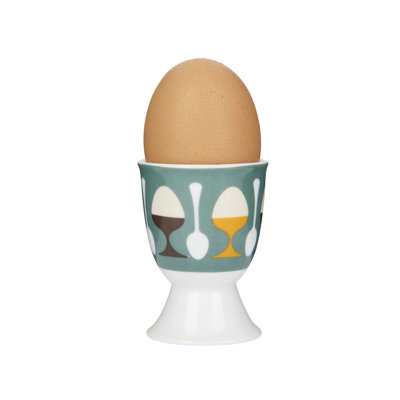 Retro 6 Piece Egg Cup Set