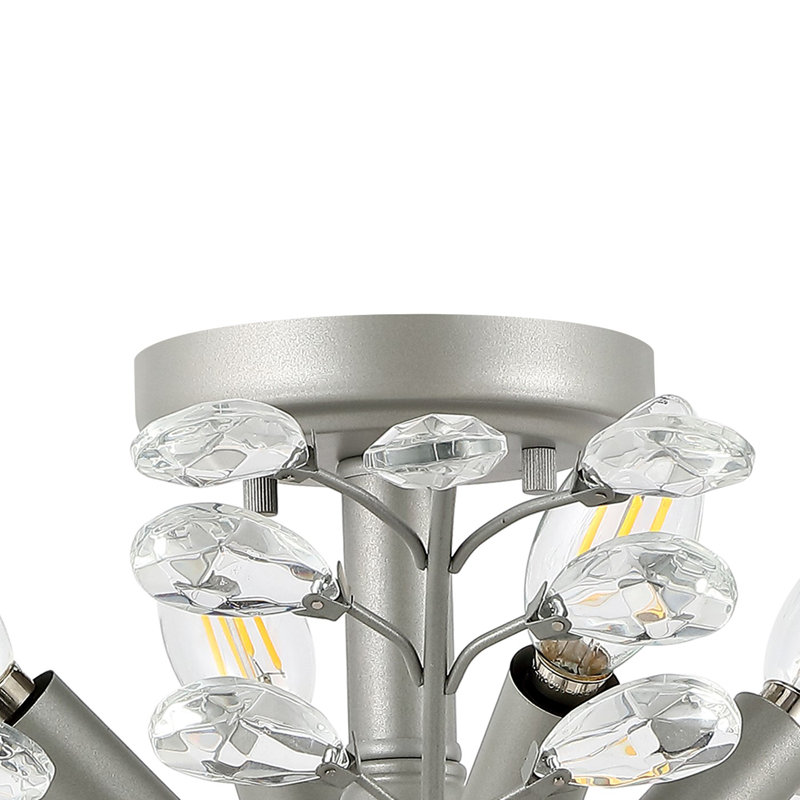 Plafonnier semi-encastré 4 lumières 26 po Gribbin