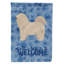 Caniche en polyester à 2 côtés 40 x 28 po standard welcome drapeau maison-957492878