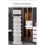 Étagère à chaussures rotative à 8 niveaux, présentoir à chaussures rotatives, range-chaussures