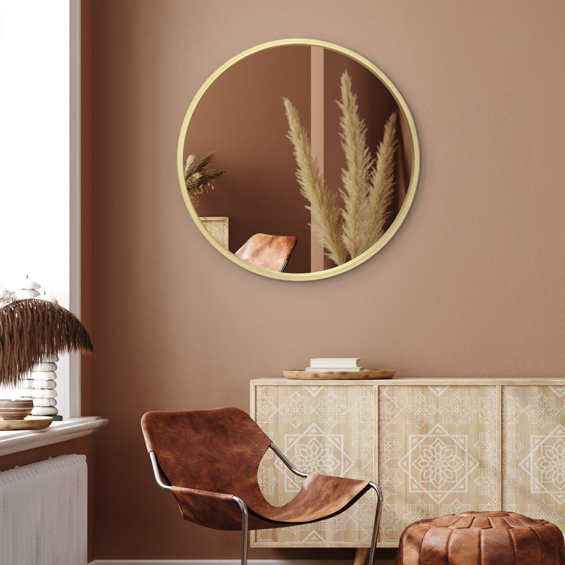Miroir rond Neved, Or