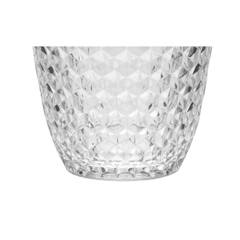 Verres en diamant taillés en acrylique, 12 oz liq., Clair