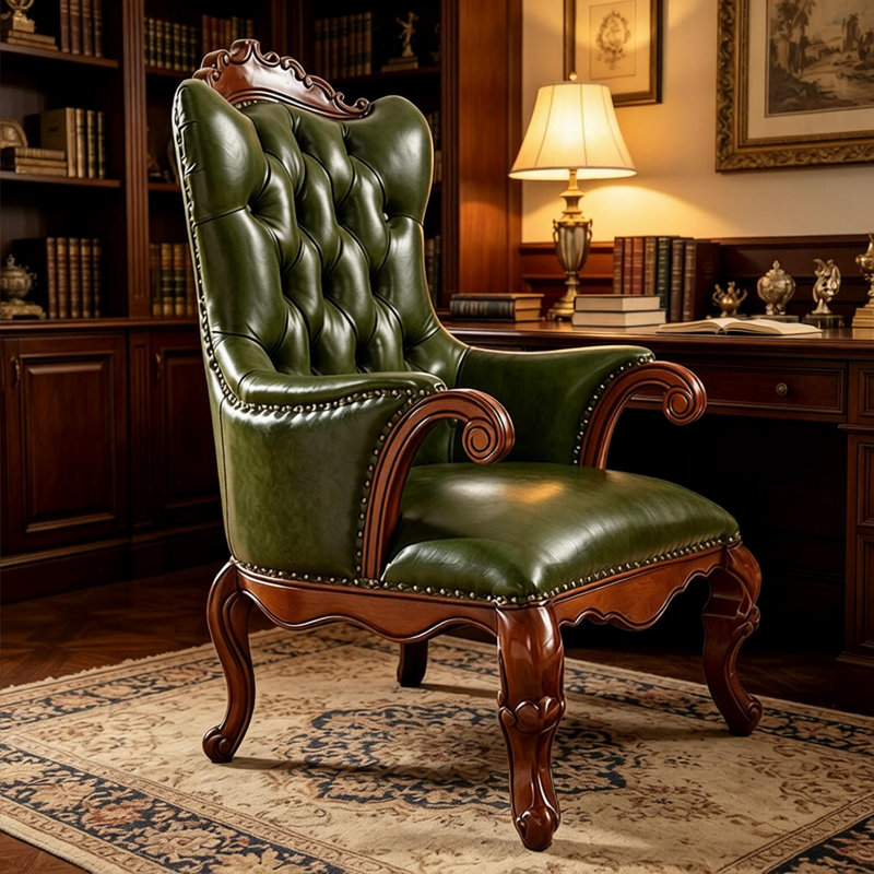 Chaise de bureau 47,24 po H American Vintage