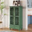 Armoire d'appoint en bois sculpté à 2 portes avec tiroir Anadia-1430720656