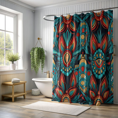 Boho Henna - Premium Shower Curtain