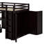 Lit mezzanine double avec tiroirs, bureau et garde-robe-1886384430